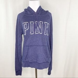 VS PINK Victoria’s Secret blue hooded sweatshirt